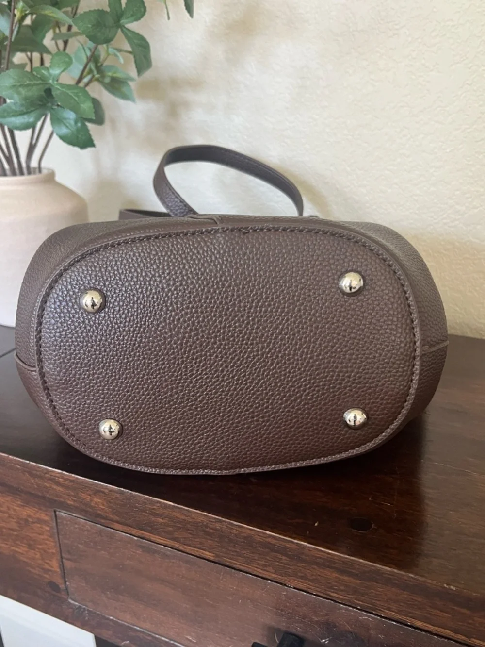 Anthropologie Melie Bianco Tulip-Top Handle Crossbody Tote - Picture 3 of 8